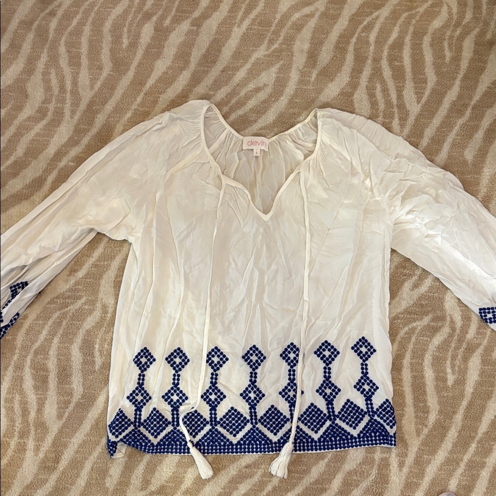 Devlin White Blouse